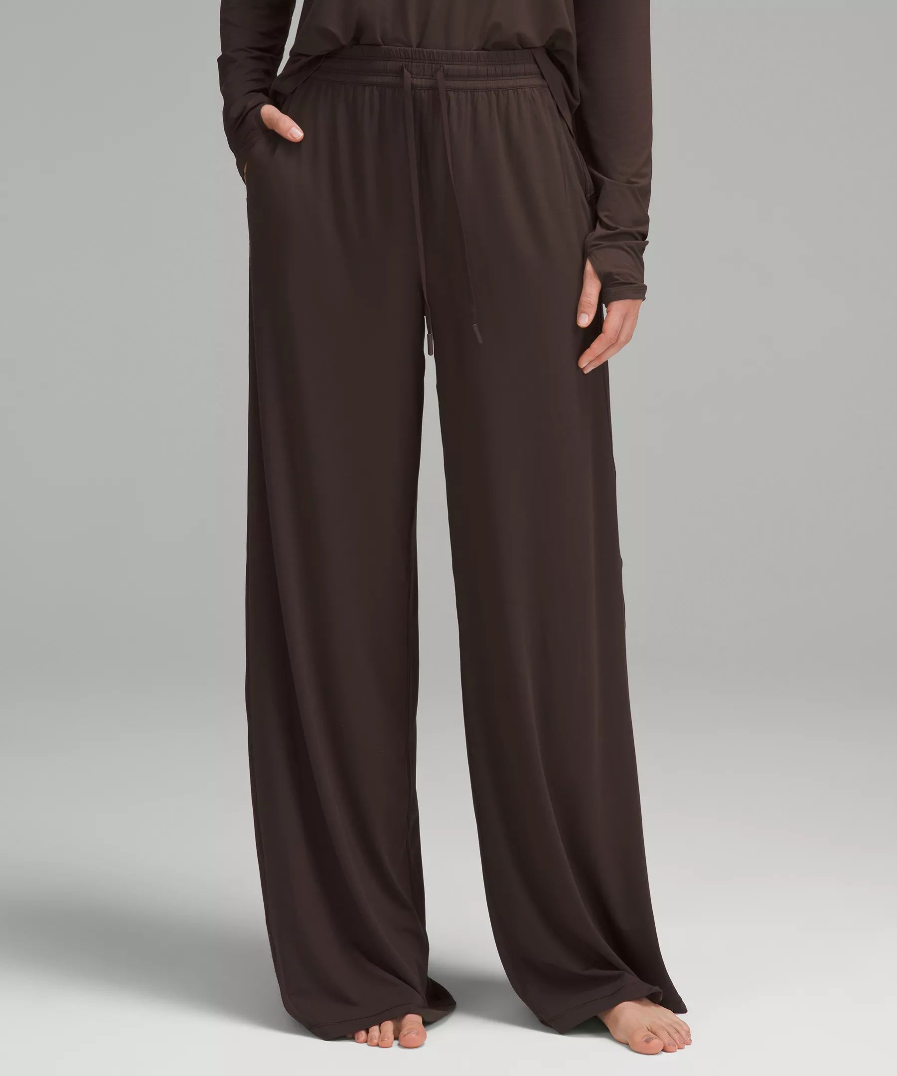 Modal High-Rise Wide-Leg Lounge Pant | Lululemon (US)