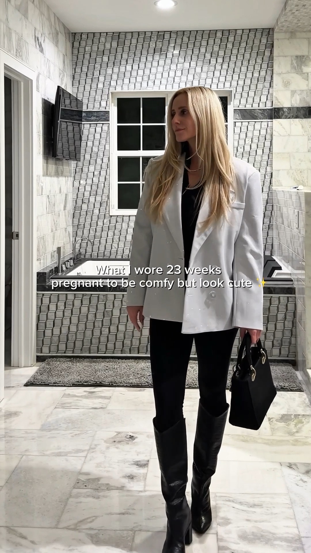 One way I stay feeling good this pregnancy is keeping up with fashion 🤍✨ 23 weeks 

#LTKBump #LTKgrwm #LTKFindsUnder100