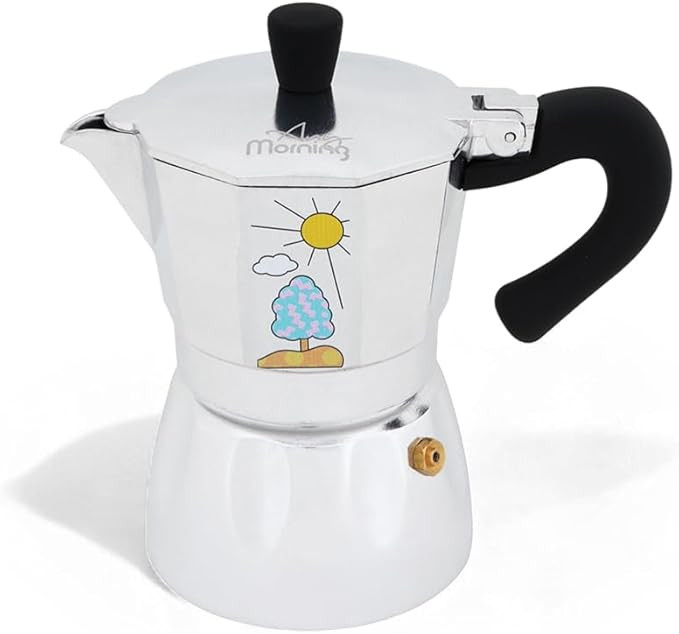 Any Morning Cuban & Italian Style Stovetop Moka Pot, 6-Cup Stainless Steel Espresso Coffee Maker,... | Amazon (US)