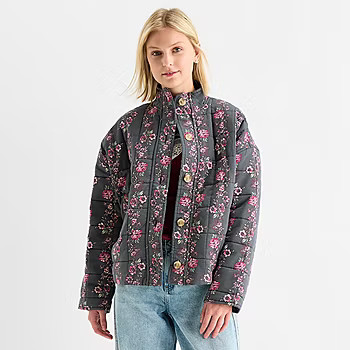 Arizona Womens Juniors Lightweight Quilted Jacket - JCPenney | JCPenney