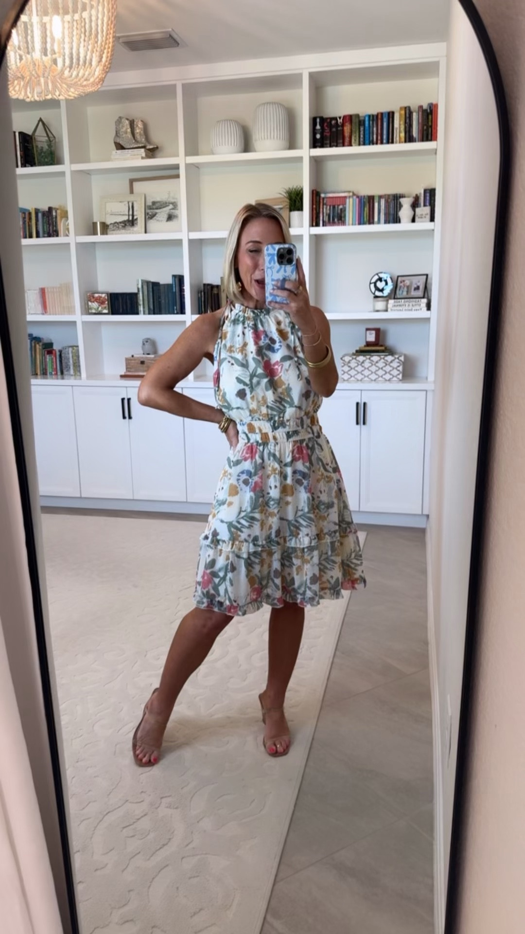 Amazon - special occasion dresses. Floral A Line Sleeveless Halter Mini Dress - size small. 5 colors. 

 

#LTKWedding #LTKSeasonal #LTKOver40