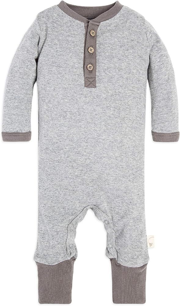 Baby Boys' Romper Jumpsuit, 100% Organic Cotton One-Piece Coverall | Amazon (US)