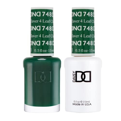 DND Gel Polish Set, Green Collection, UV/LED Gel Polish and Air Dry Nail Lacquer, Matching Chip-Free Polish Duo, 474 4 Leaf Clover, 0.5 Fl Oz | Amazon (US)
