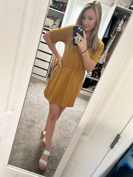 Got up and decided to wear a dress to work today! This one is from Old Navy and is older, but they have tons of great summer dresses that are work appropriate! 

#LTKFindsUnder50 #LTKWorkwear #LTKStyleTip