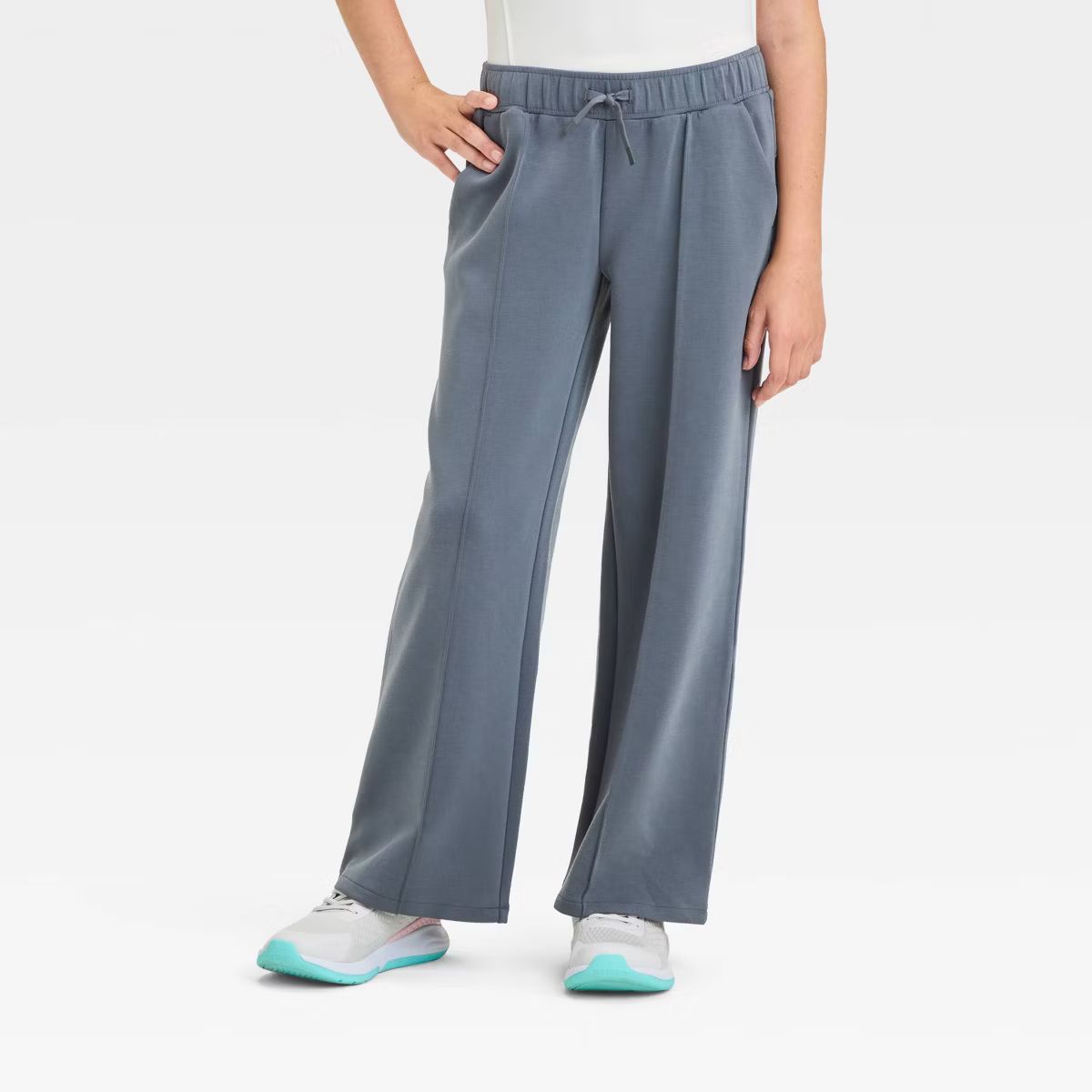 Girls' Airy Sleek Wide Leg Pants - All In Motion™ | Target