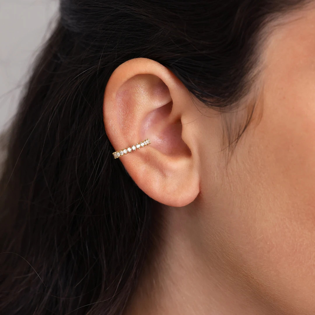 16G/18G/20G Paved Cartilage Conch Clicker Hoops CZ Hinged Clicker Hoops Seamless Hinged Hoop Diam... | Etsy (US)