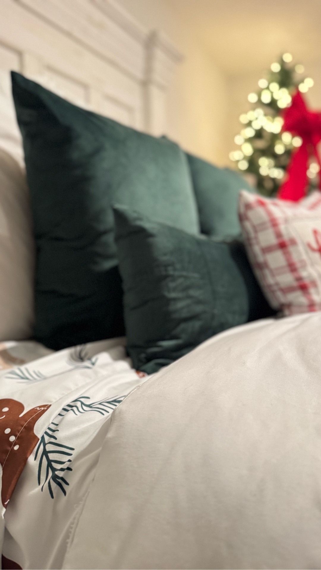 The cutest gingerbread touch to my sacred bedroom space!  The perfect way to make spirits brighter in the bedroom  

#LTKFindsUnder50 #LTKHome #LTKHoliday