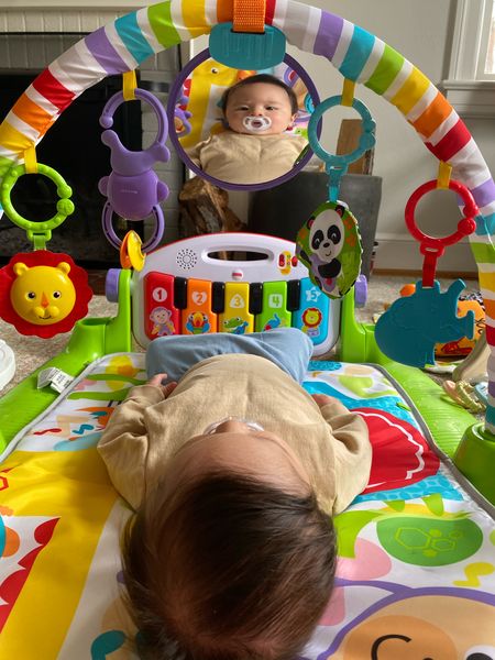 Eller’s favorite toy from 0-8 months on sale for 27% off right now! Great for kicking to play when you get than sitting up to play piano when they’re able to sit by themselves!

#LTKbump #LTKsalealert #LTKbaby
