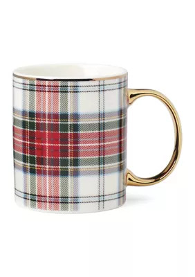 Biltmore by Lenox White Tartan Holiday Mug | Belk