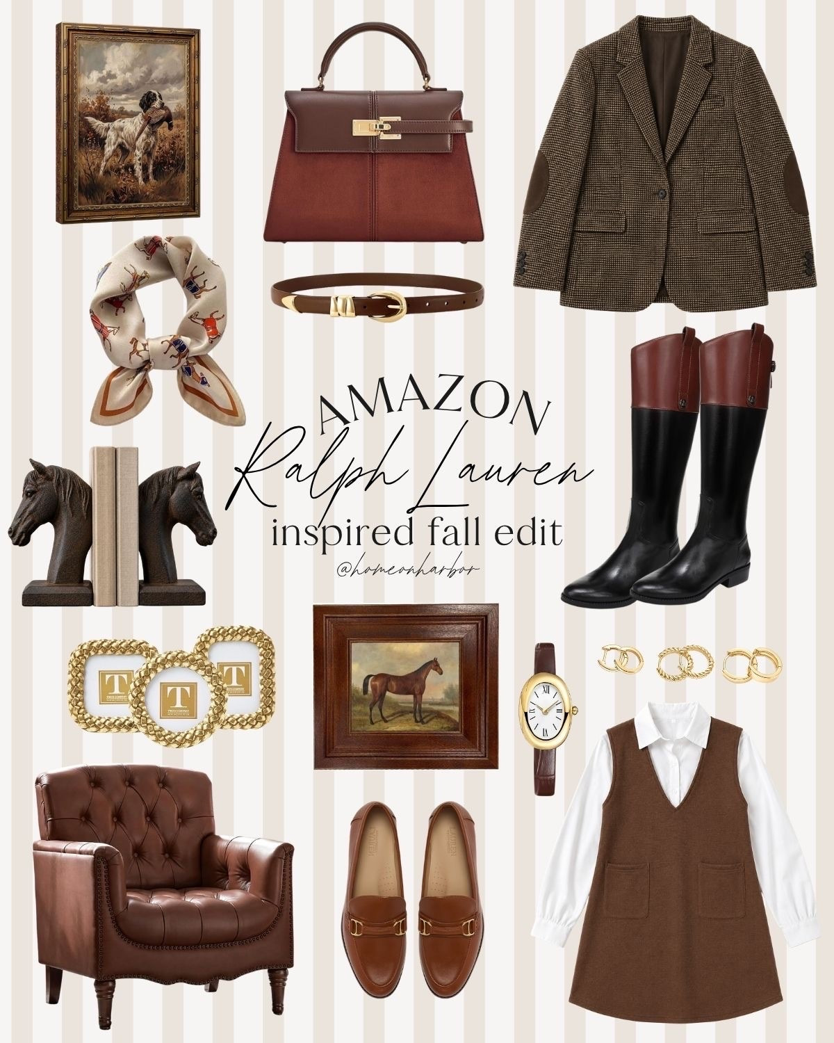 It’s a Ralph Lauren fall, I don’t make the rules. Everything found on Amazon!

#LTKHome #LTKSeasonal