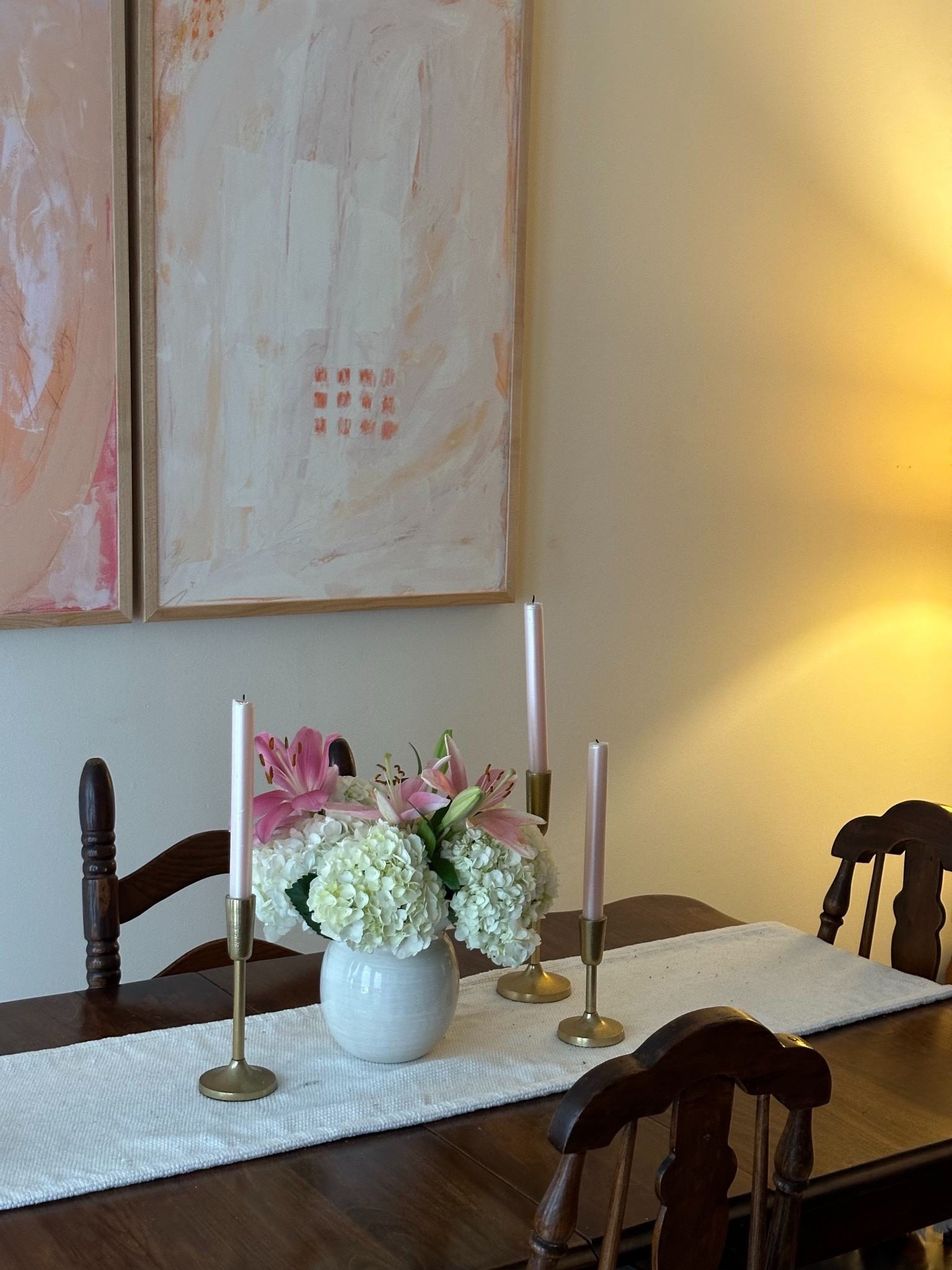 favorite vase & candlesticks