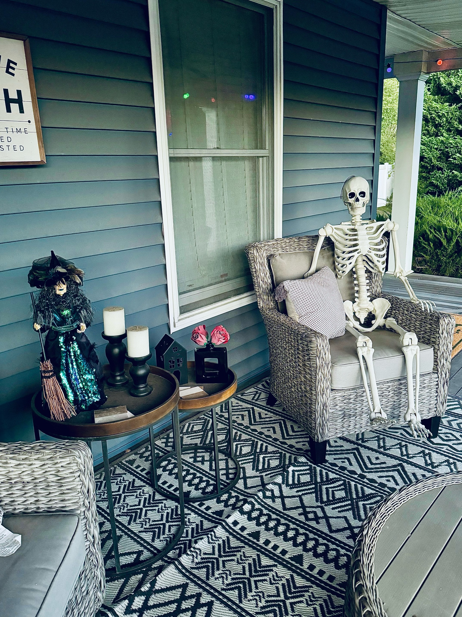 It’s spooky season, and my porch is all set for the ghouls and goblins this Halloween! Check out my decor for this year!

#LTKSeasonal #LTKHalloween #LTKHome