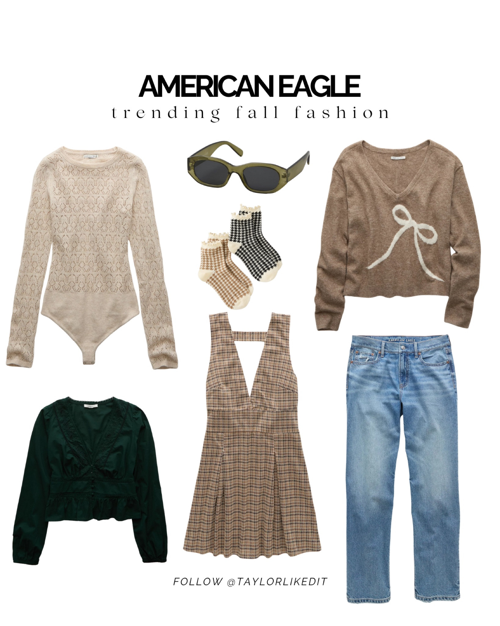 Absolutely loving all of these fall outfits from American Eagle! So many items can be mixed and matched, making it easy to create a capsule fall wardrobe!

#fallfashion #falloutfits #americaneagle

#LTKStyleTip #LTKFallSale #LTKSeasonal