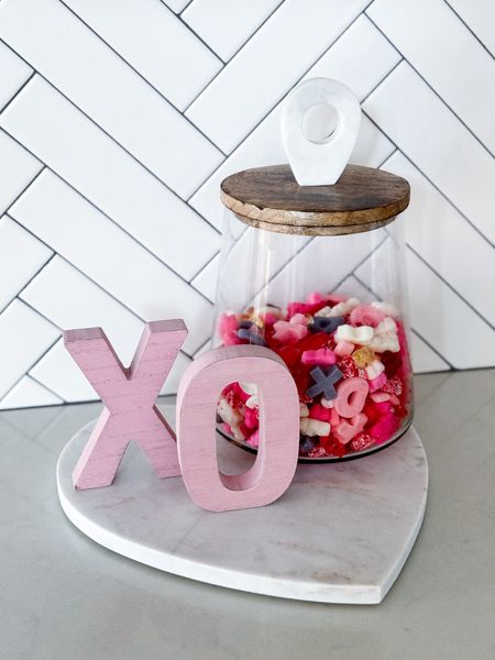 A little Valentine’s Day ‘Candy Salad’ or ‘Pick ‘n Mix’ in the cutest canister. Exact X O are from a local boutique, but tagging some similar. 

#valentines #candy #heart #canister #organization #neutral

Valentine’s Day - Valentine’s Decor - Aesthetic Valentine’s 

#LTKSeasonal #LTKhome