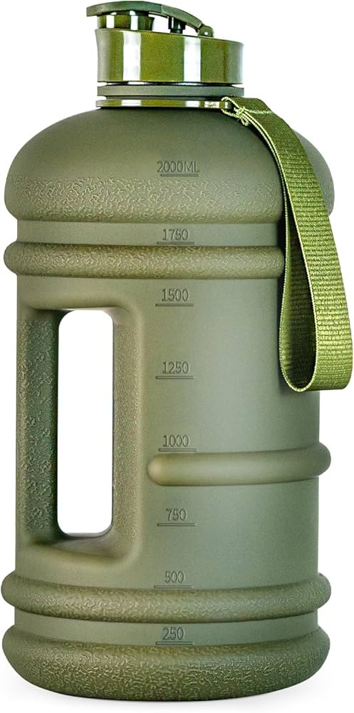 TOOFEEL 2.2 Liters Gym Big Sports Water Bottles for Men - Reusable BPA Free Plastic Clear Water J... | Amazon (US)