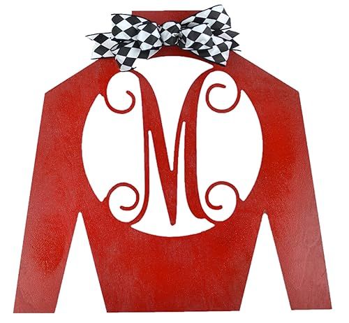 Jockey Silk Monogram | Derby Decor | Horse Racing Decoration | MANY COLORS | Amazon (US)