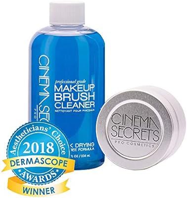 Cinema Secrets Pro Cosmetics Professional Makeup Brush Cleaner Pro Starter Kit 8Fl Oz +Tin | Amazon (US)