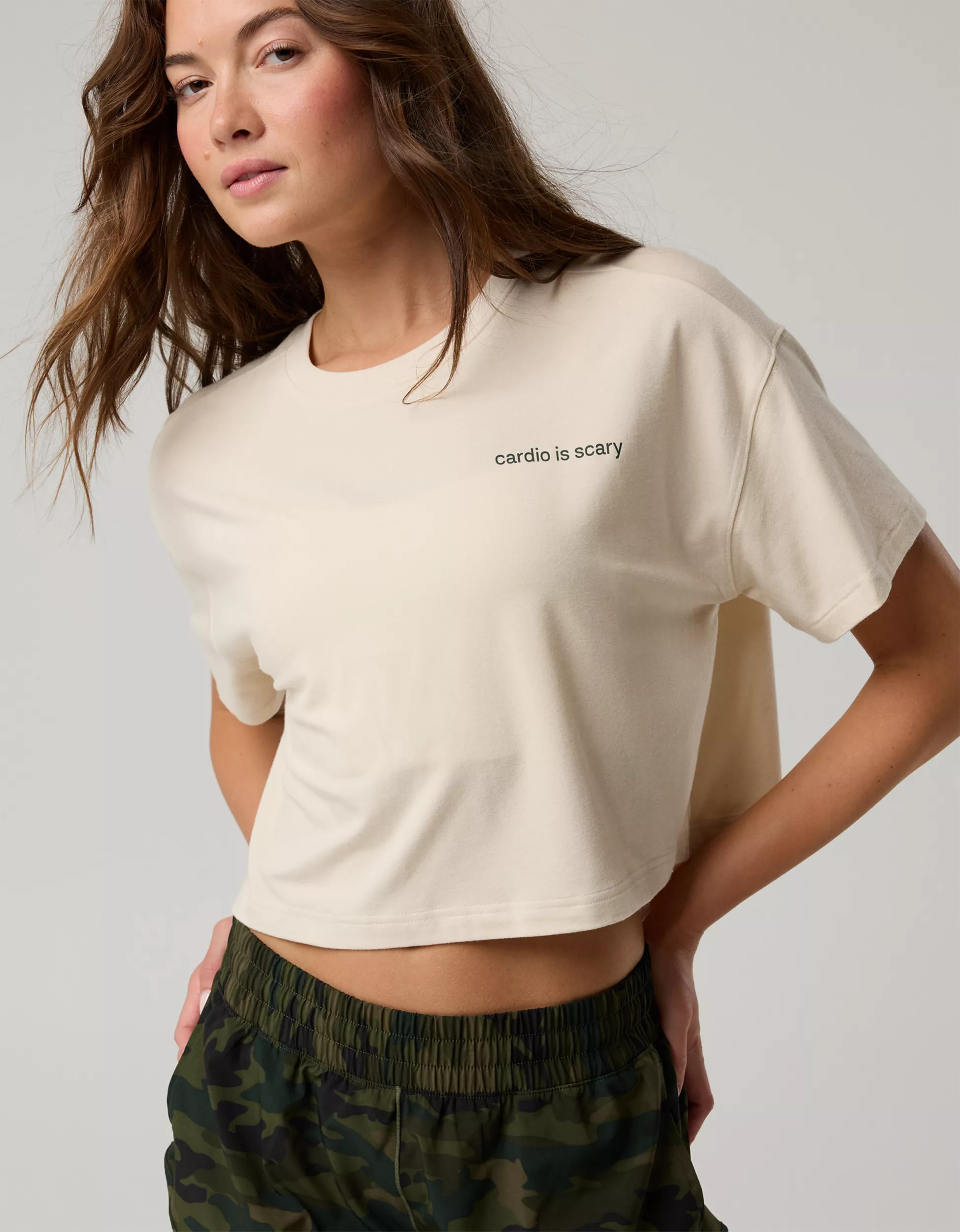 OFFLINE By Aerie Let's Stretch T-Shirt | Aerie