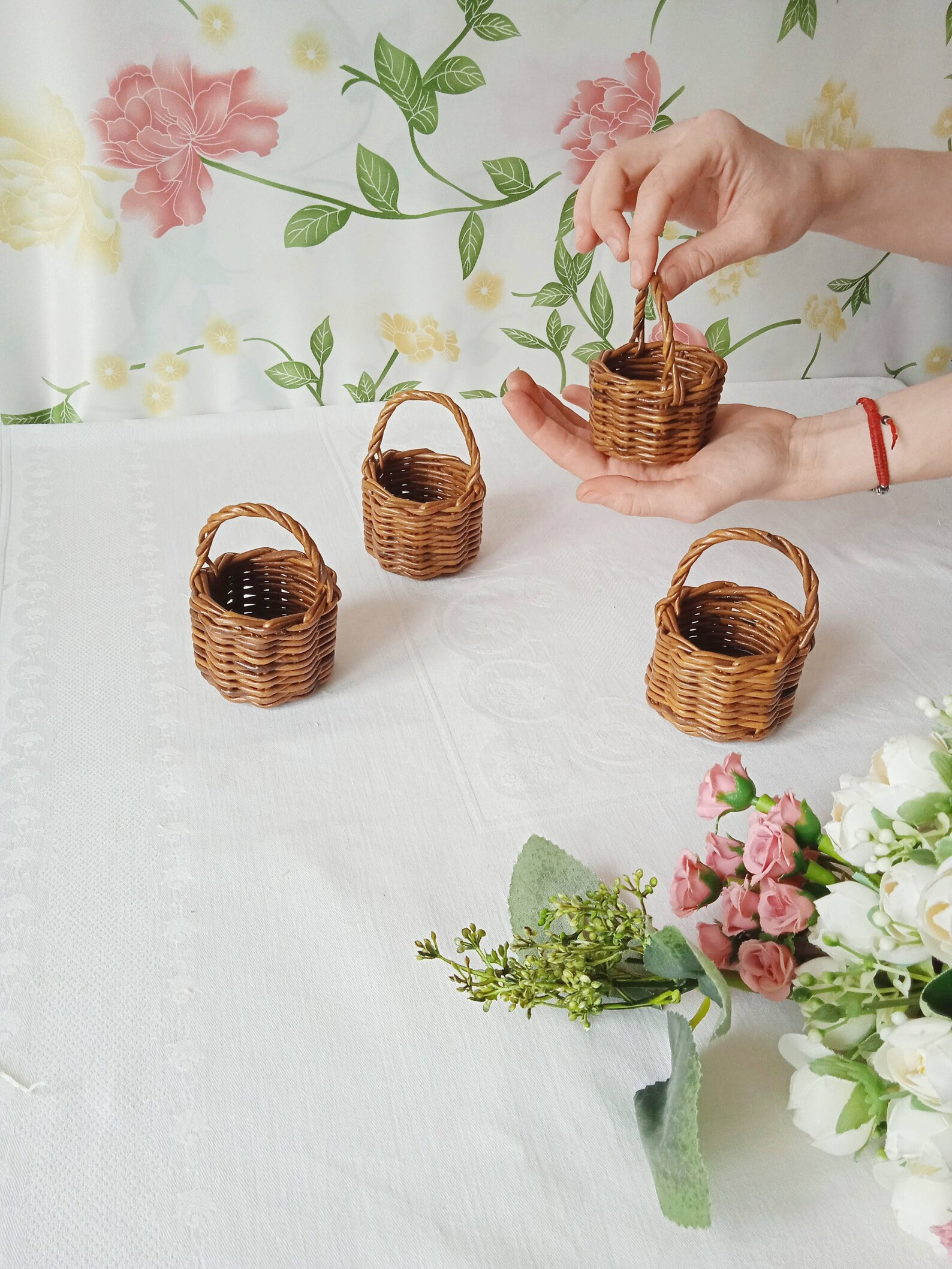 Mini Easter Egg Basket for Table Decor Easter Egg Holder | Etsy | Etsy (US)
