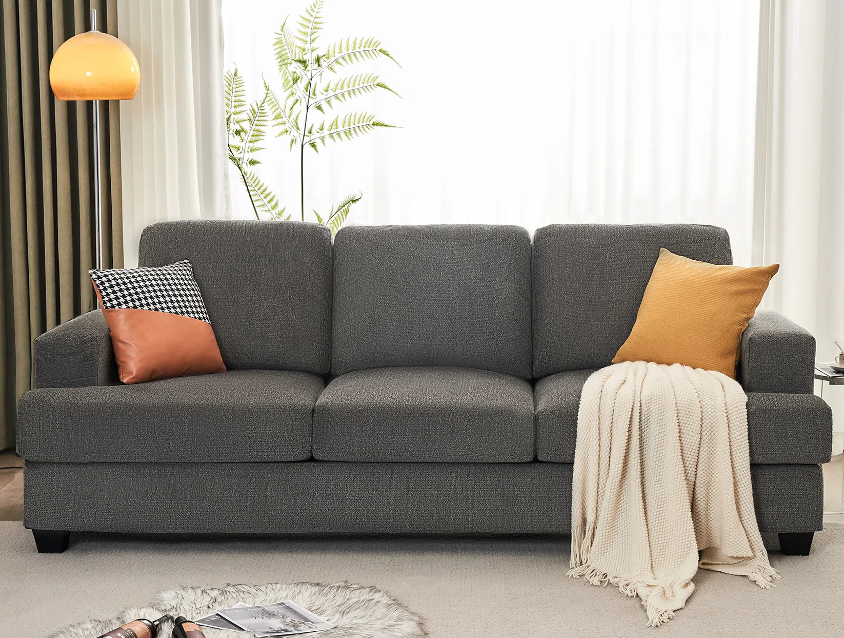 Belosic 89'' Upholstered Sofa | Wayfair North America