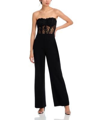 AQUA Bustier Jumpsuit - Exclusive  | Bloomingdale's Women All Women | Bloomingdale's (US)