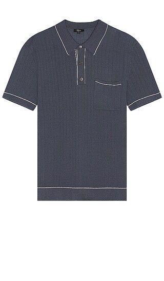 Hardy Polo in Faded Navy | Revolve Clothing (Global)