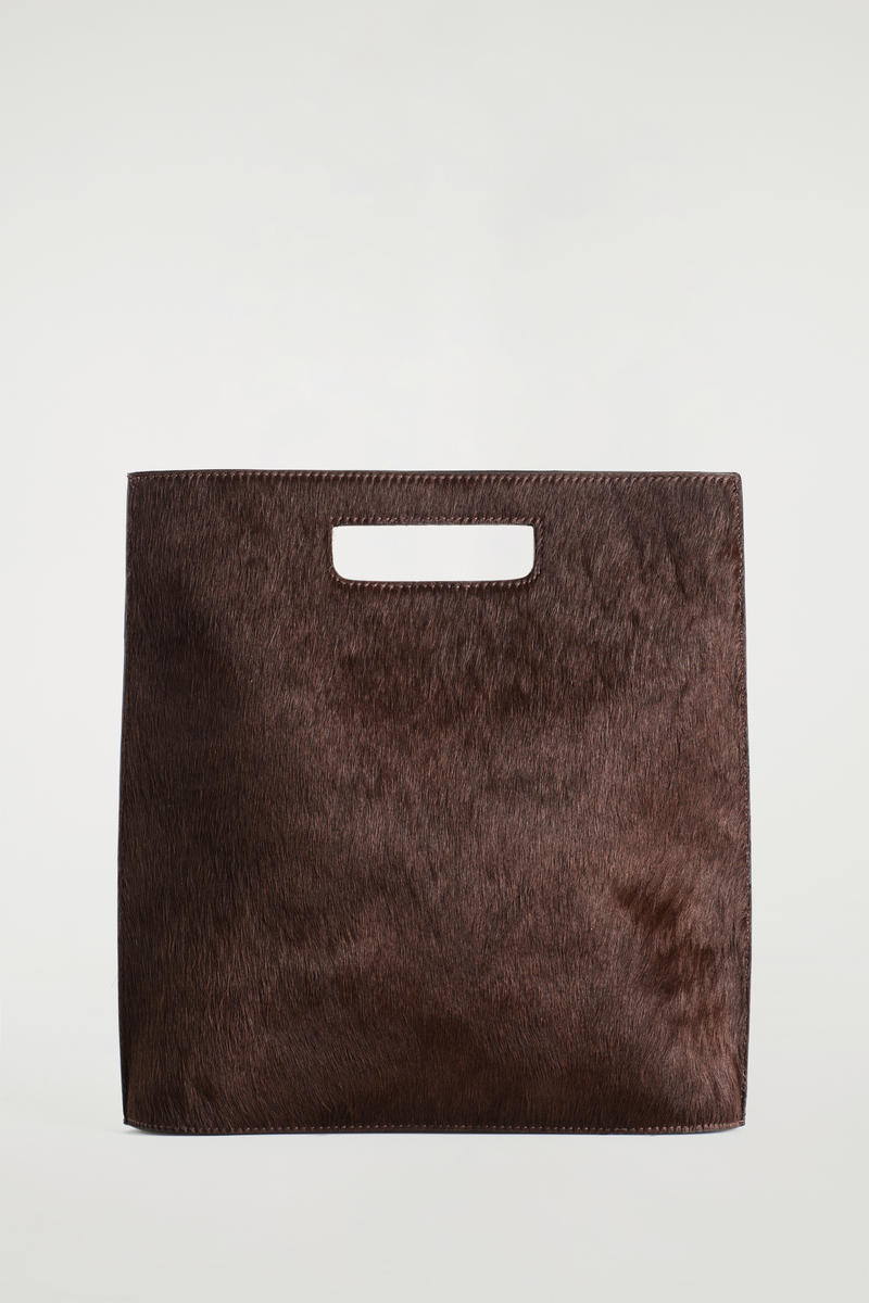 Folio Bag - Pony Hair-Effect Leather | COS UK