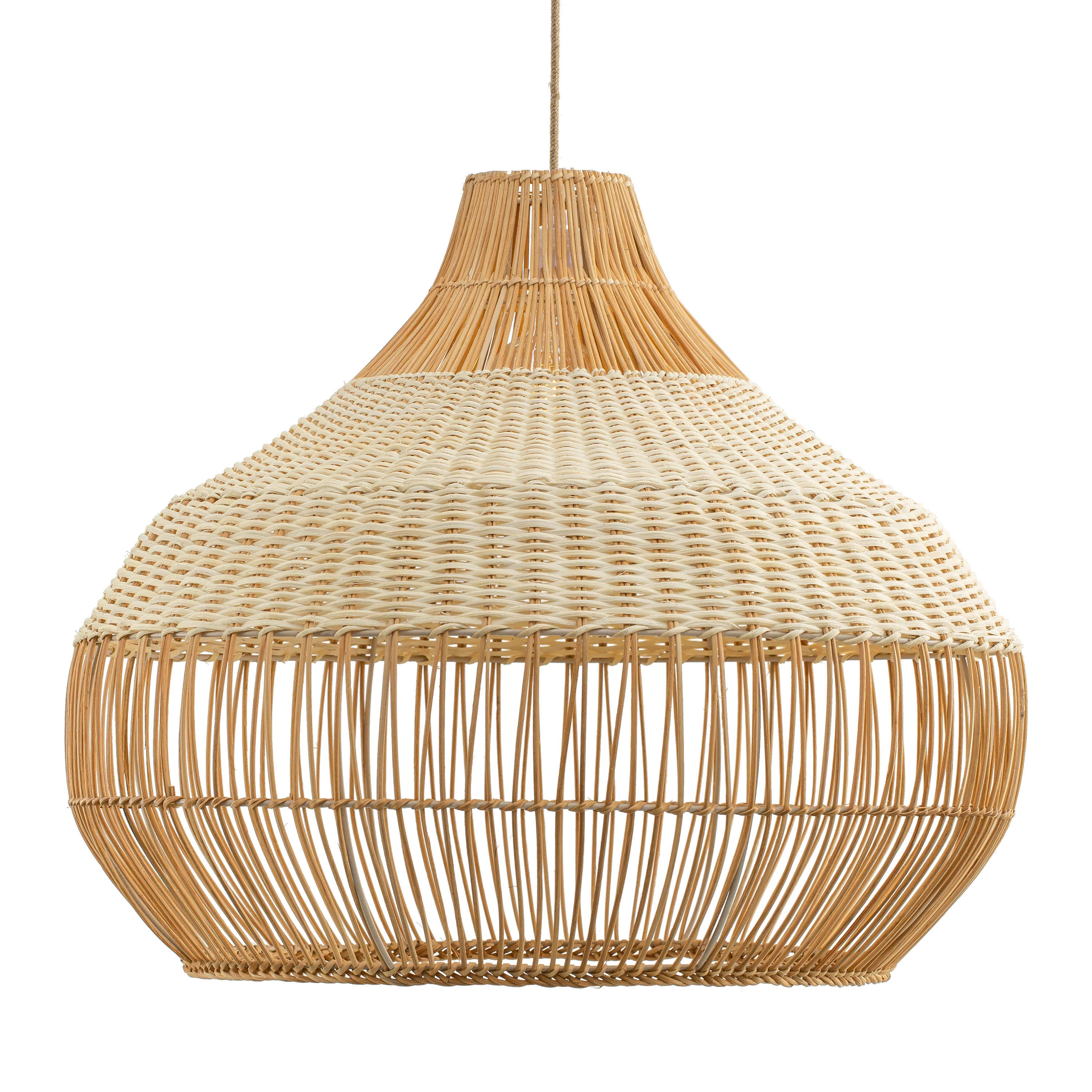 Anterria 1 - Light Natural Dome Pendant | Wayfair North America