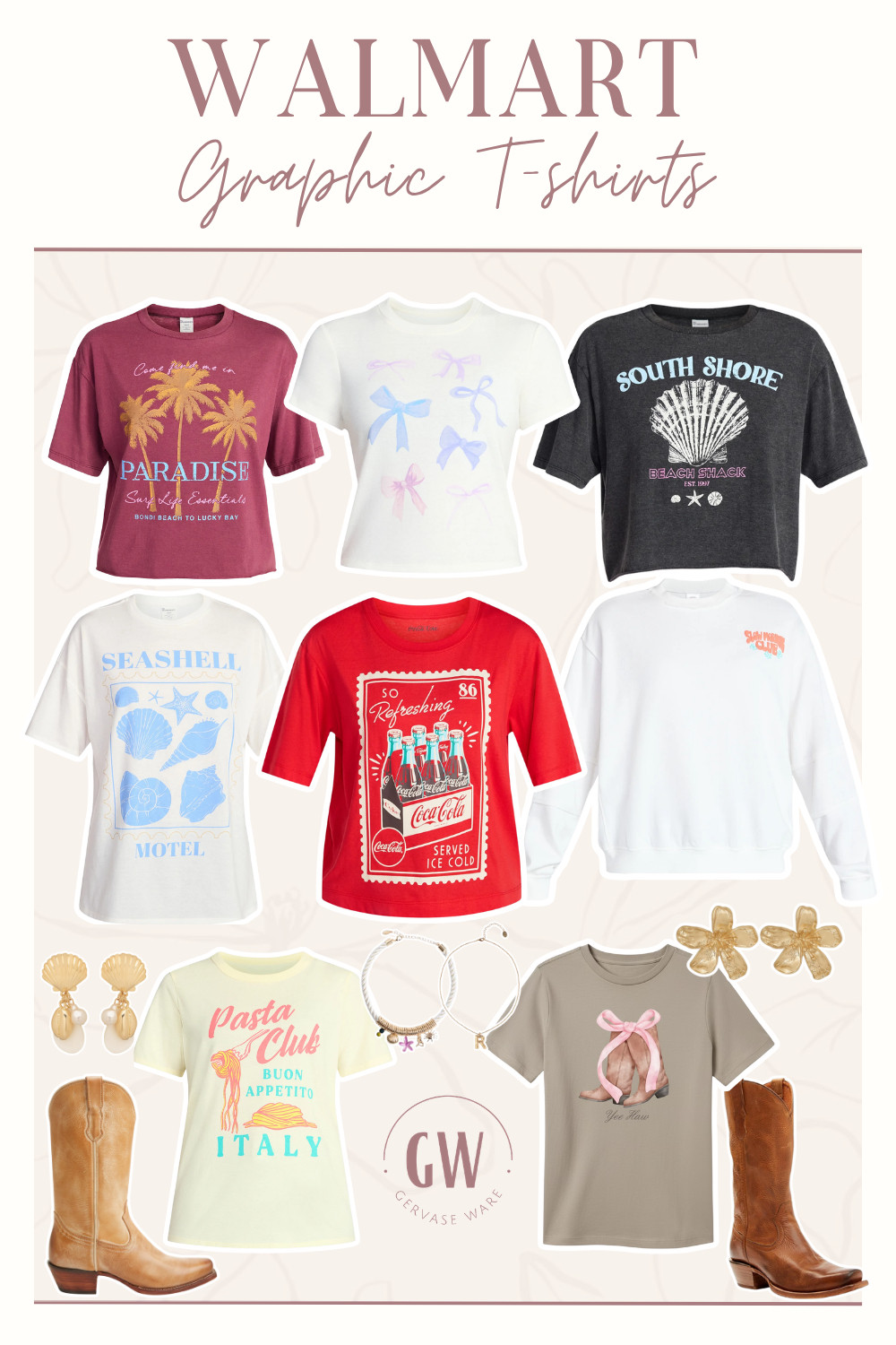 Walmart cute graphic tees 👕✨ You’re going to want these in your everyday rotation—they’re just too good! 

 #LTKgrwm #LTKootd #LTKPetite