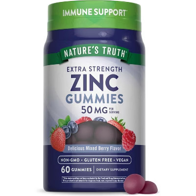 Nature's Truth Zinc 50mg | 60 Gummies | Target