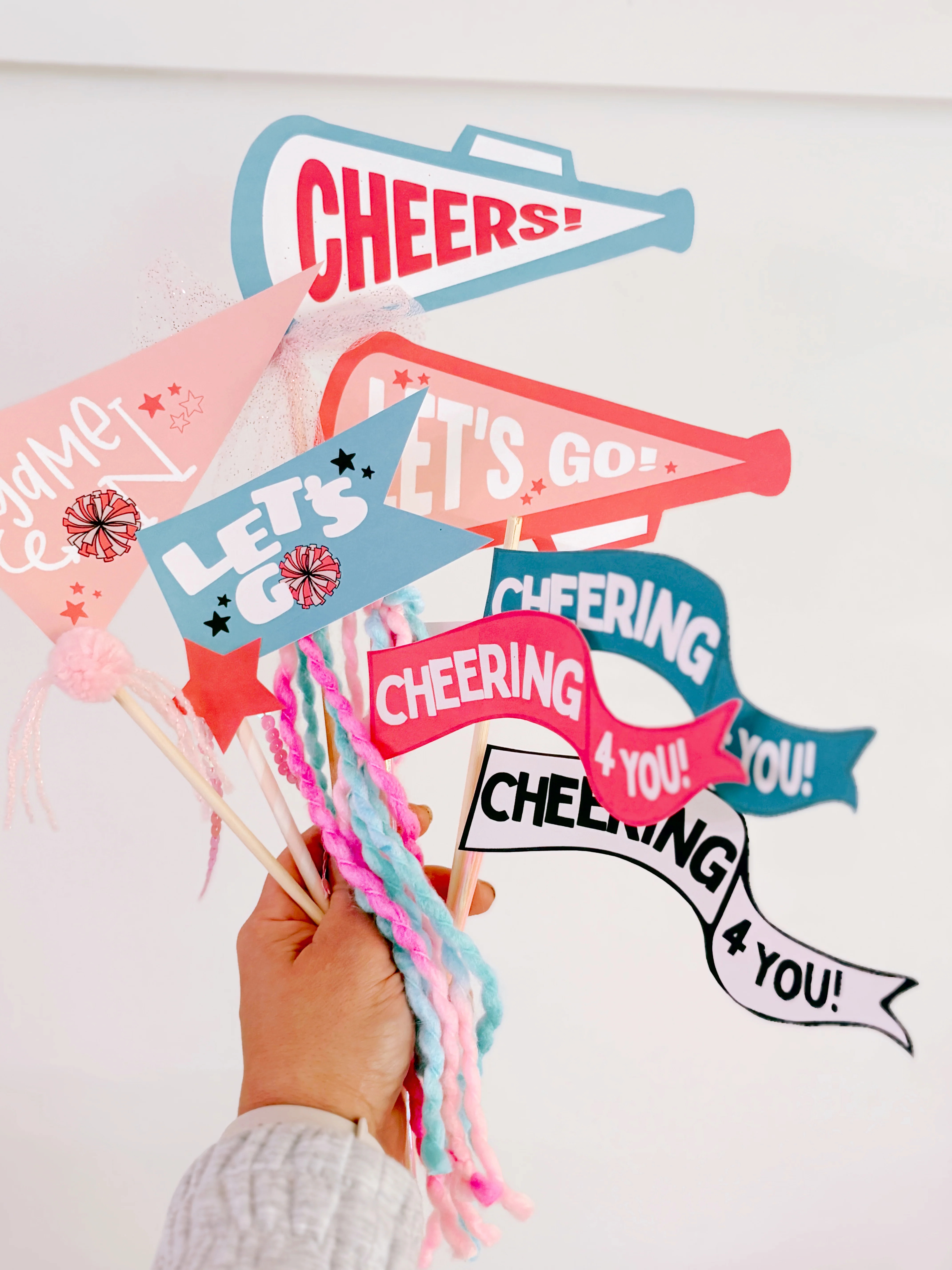 Cheerleading Party & Team Spirit Bundle | Printable Collection | The Letter Vee