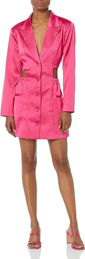 Romeo Hunte x The Drop Women's Hot Pink Cutout Blazer | Amazon (US)
