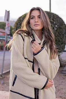 PRETTYGARDEN Women's Full Zip Fleece Jacket Long Sleeve Lapel Warm Winter Sherpa Coat With Pocket... | Amazon (US)