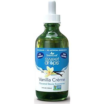 SweetLeaf Drops Liquid Stevia Sweetener, Vanilla Creme, 4 Oz | Amazon (US)