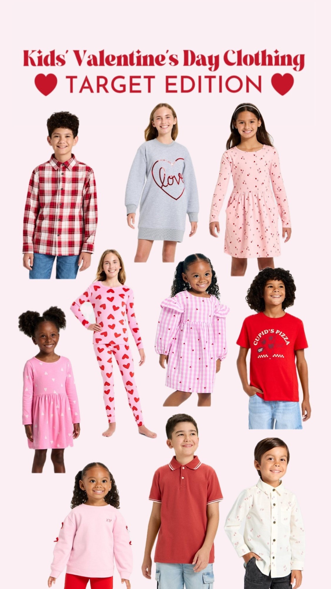 The cutest Valentine’s Day outfits for littles! 💘 Affordable and adorable — Target never misses ❤️

#LTKFindsUnder50 #LTKBaby #LTKKids