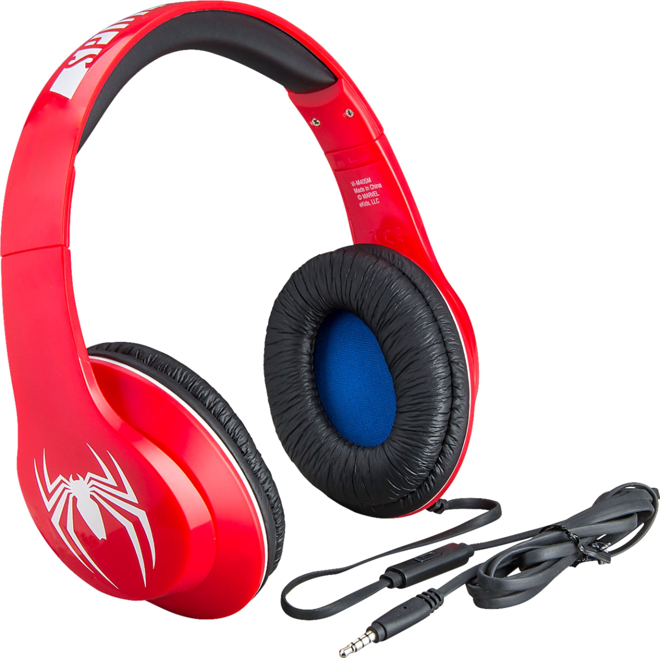 eKids Spiderman Co Branded Headphone red VI-M40SM - Best Buy | Best Buy U.S.