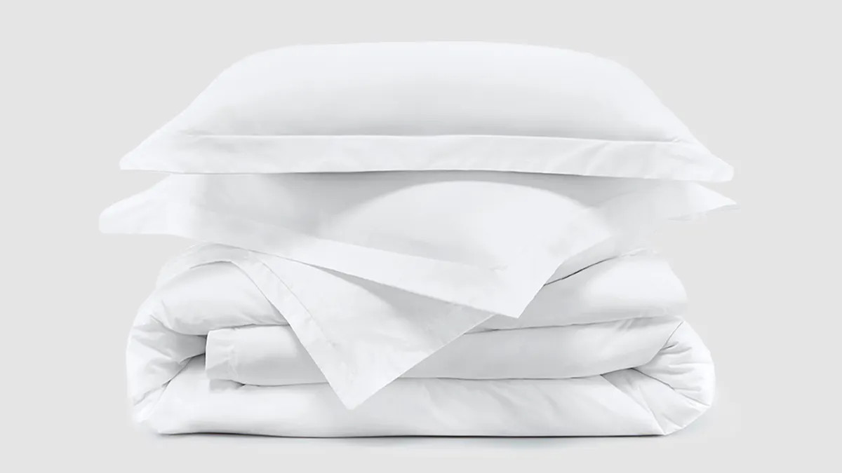 Percale Duvet Cover Set | Saatva Mattress