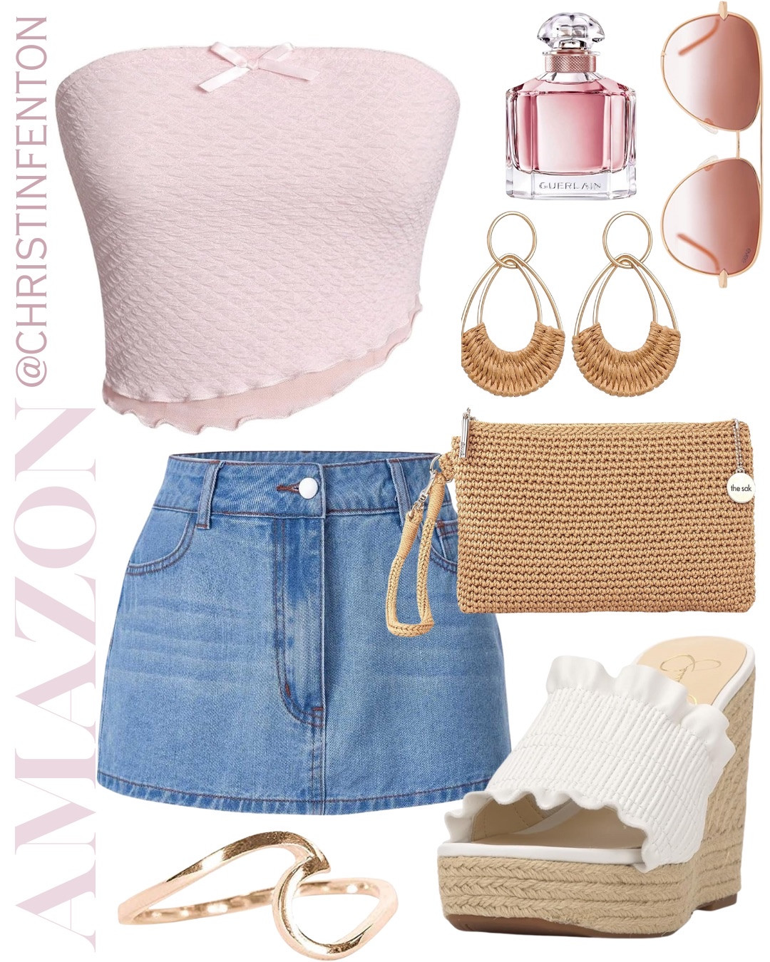 Amazon Favorite Fashion 🎀 summer dresses, summer shorts, crop tops, jean shorts, jewerly and handbags @shop.ltk #liketkit #founditonamazon 🥰 Thank you for shoe shopping with me! 🤍 XO Christin