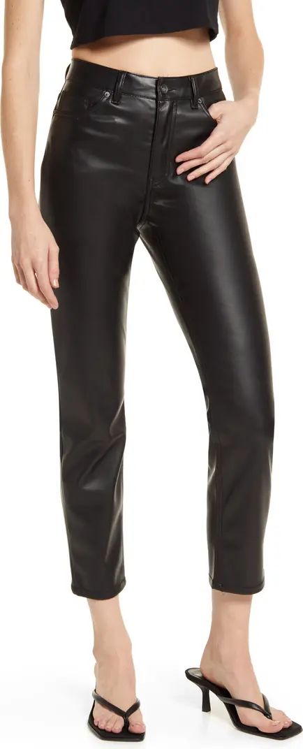 Brenda Faux Leather Straight Leg Pants | Nordstrom