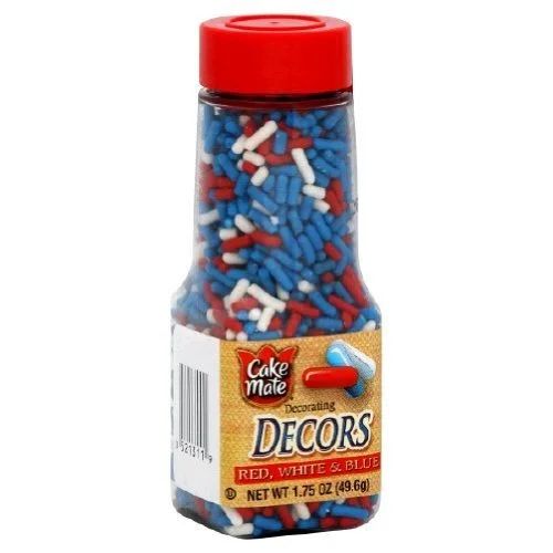 Cake Mate Red White Blue Decoration | Walmart (US)