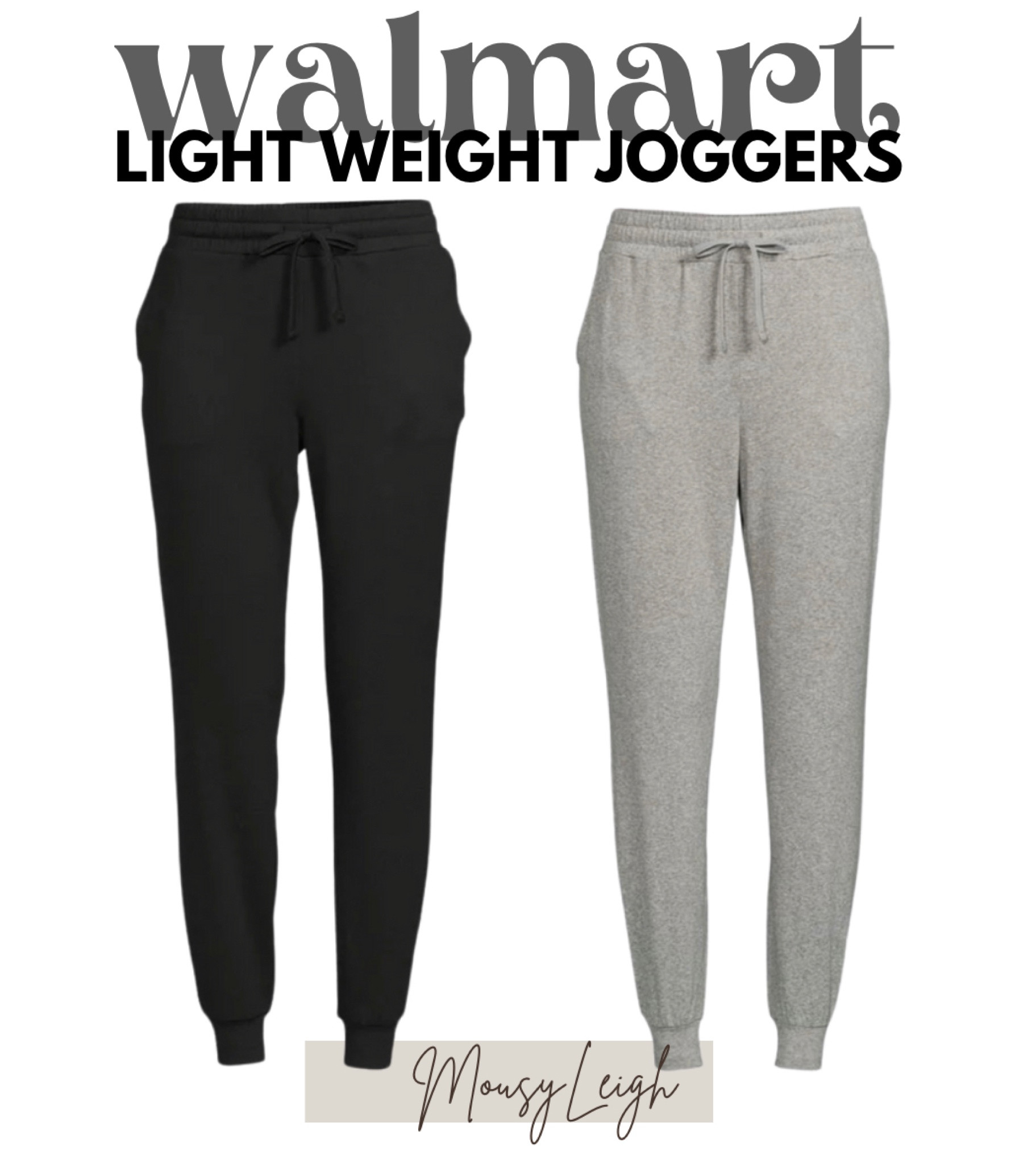 Lightweight joggers from Walmart! 

#LTKfit #LTKFind #LTKstyletip