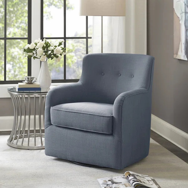 Pyatt Tufted Swivel Armchair | Wayfair North America