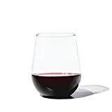 TOSSWARE RESERVE 16oz Stemless Wine SET OF 4, Premium Quality, Tritan Dishwasher Safe & Heat Resistant Unbreakable Plastic Drinking Glasses, 4 Count (Pack of 1) | Amazon (US)