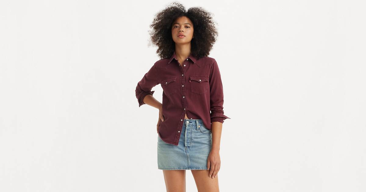 Ultimate Western Denim Shirt - Red | Levi's® US | Levi's US