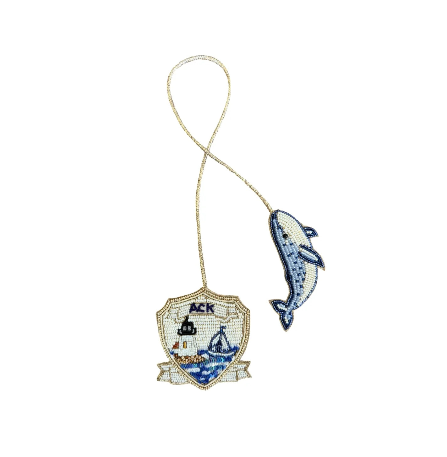 The ACK Crest Bag Charm | Beth Ladd Collections
