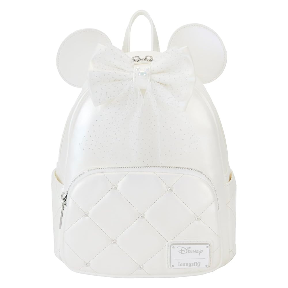 Loungefly Disney Minnie Mouse Iridescent Wedding Mini Backpack | Amazon (US)