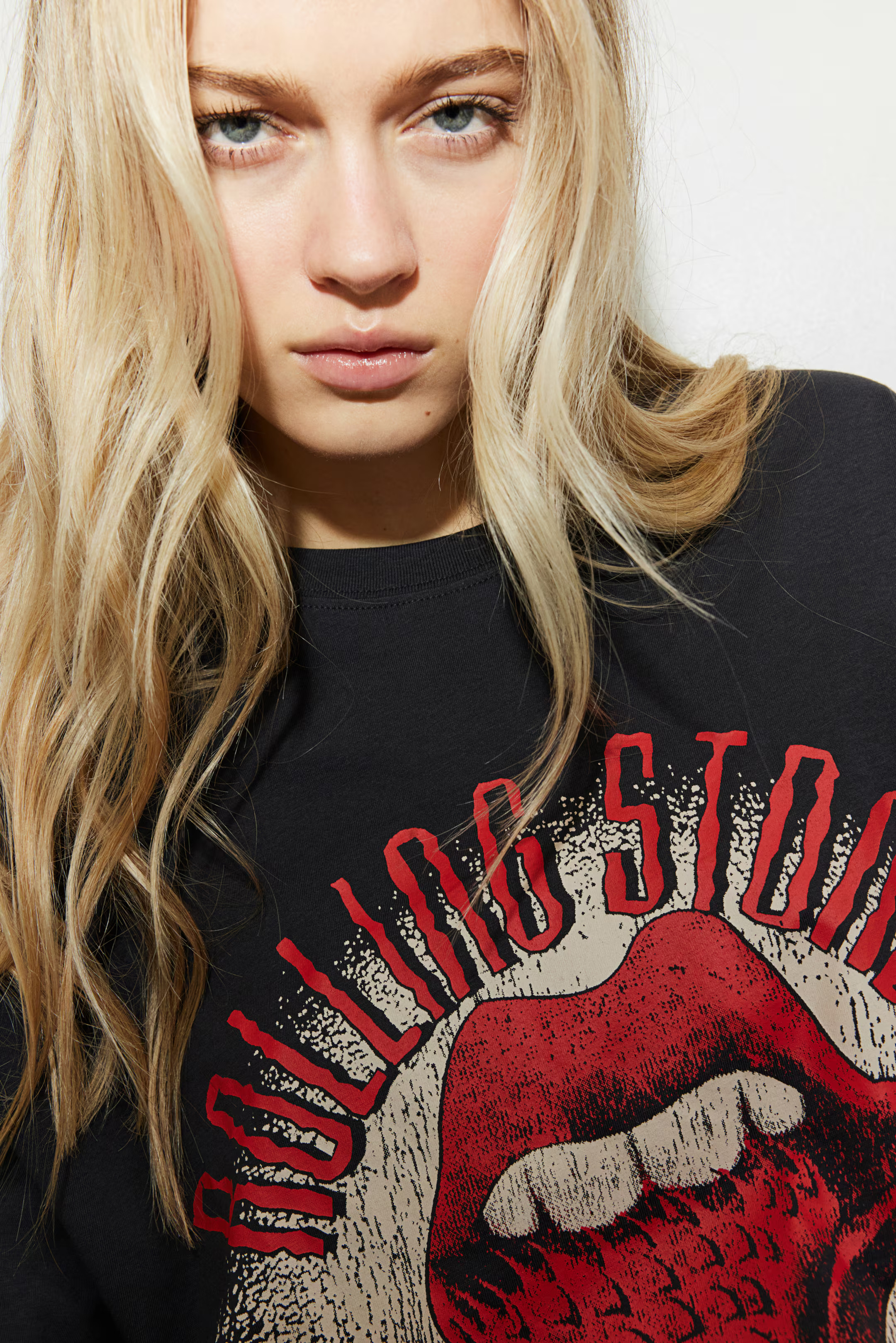 Oversized Printed T-Shirt - Dark gray/The Rolling Stones - Ladies | H&M US | H&M (US + CA)