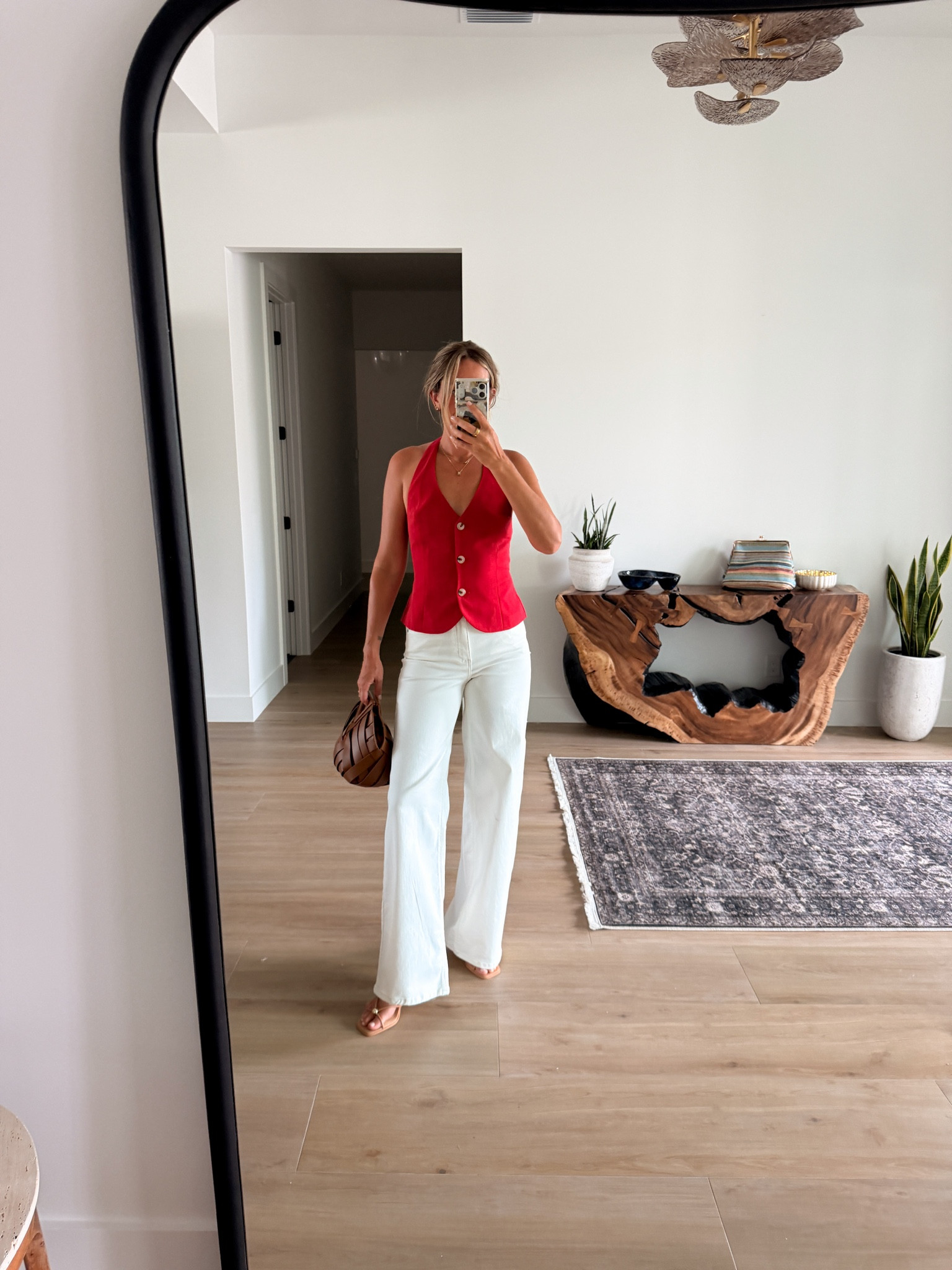 Target outfit red halter and white jeans

#LTKgrwm #LTKmomlife #LTKootd