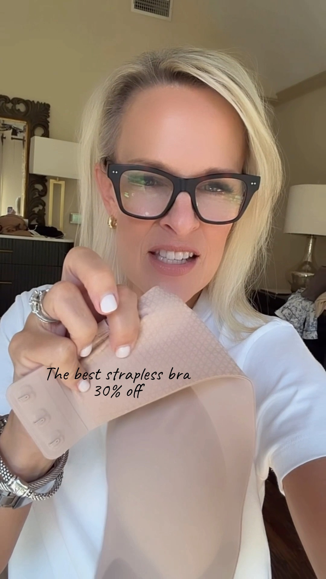 The best strapless bra! 
Currently 30% off!
Buttery soft, doesn’t slip, removable pads 

Also linking my fave bras for everything else. Buttery soft, no gaping! No lines showing. Supportive but yet no underwire!! 

Already so well priced, and mini on sale 
￼

#LTKgrwm #LTKSaleAlert #LTKOver40