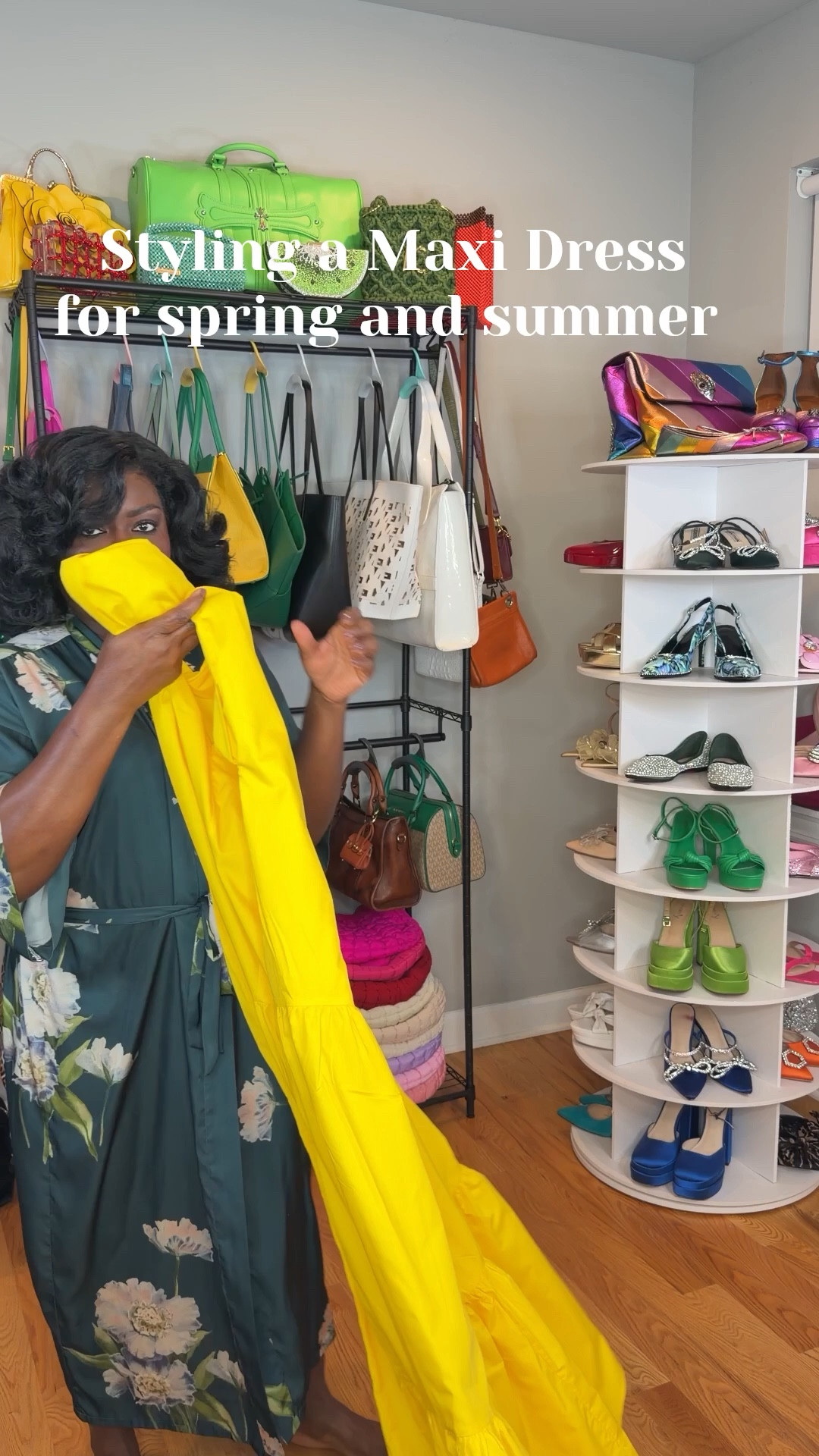 Beautiful Yellow Maxi Dress for spring and summer. Exact and similar items linked below 👇🏾 

#LTKOver40 #LTKdayinmylife #LTKootd